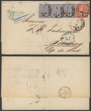 Germany North German Conf - Cover Kassel To Tourcoing France 35140/24