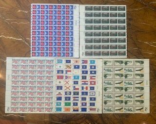 13 Nh Us Stamp Sheets,  8,  10 And 13 Cent,  Face $60.  12,  Ex Fine