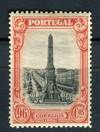 Portugal; 1926 Early Pictorial Issue Fine Hinged 96c.  Value