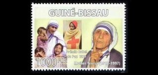 Guinea Bissau 2008 Mnh,  Mother Teresa,  Nobel Peace,  Red Cross (p2n)