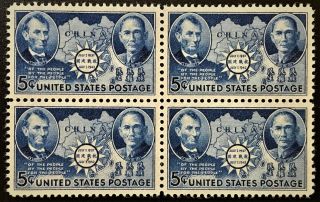 Us 906 1942 Chinese Resistance Issue Block Of 4 Nh Og Vf/xf (11 - 68)