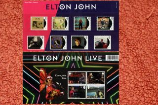 Royal Mail 2019 Elton John Music Giants Stamps & M/sheet Presentation Pack