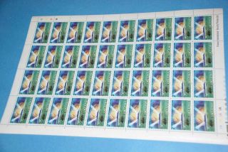 Nicaragua Mysterious Island Jules Verne Mnh Complete Sheet Of 40,  Sc 1086