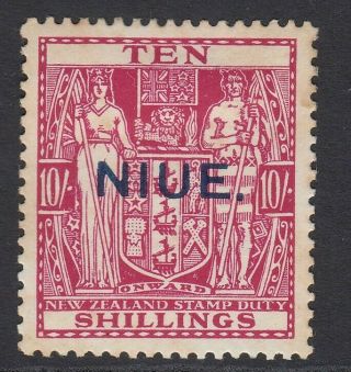 Niue Cook Islands Stamps Sg53 - 10/ Carmine Lake - Mounted