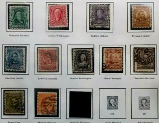 Buffalo Stamps: Scott 300 - 310 Plus 319 Second Bureau Issues,  F/vf - Vf,  Cv = $205