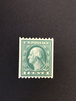 Gandg Us Stamps 448 Washington 1c Coil H Og ($7.  50)