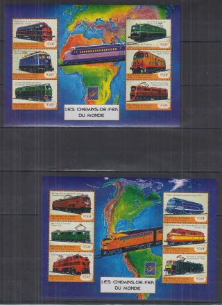 J300.  Guinea - Mnh - Transport - Locomotives