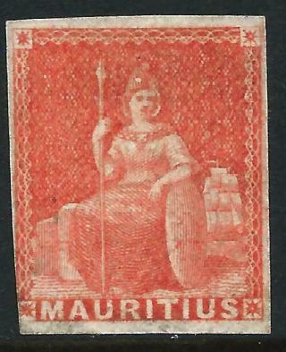 Mauritius - 1859 Qv 6d 