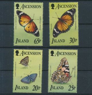 Lk64584 Ascension Island Insects Bugs Flora Butterflies Fine Lot Mnh