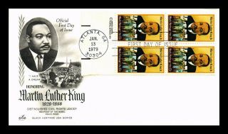 Dr Jim Stamps Us Martin Luther King Black Heritage Fdc Cover Block Art Craft