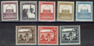 Palestine 1932 Pictorial Set To 1 Pound