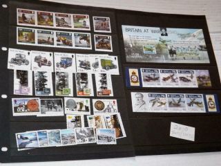 Isle Of Man - 2010 - Gd Colln - Sets Incl Britain At War,  Sht Etc - Unm - Mnh Face Val C£30