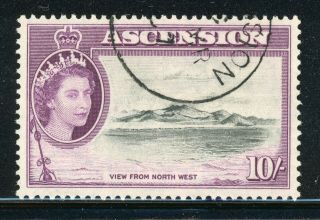Ascension (qeii) Selections: Scott 74 10sh View From North West Cv$40,
