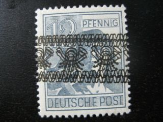 Germany Mi.  40i Dd Mnh Double Overprint Stamp Cv $6.  00