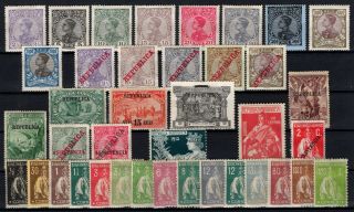 P000113/ Portugal Stamps – 1910 / 1924 Semi Modern Lot 175 E