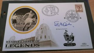 Signed First Day Cover - Sir Stanley Matthews 75th Ann Fa Cup Finals