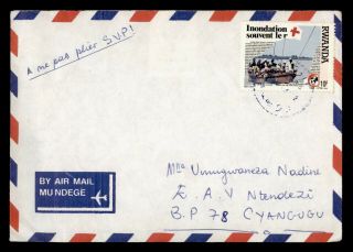 Dr Who Rwanda Airmail To Cyangugu Red Cross E49151