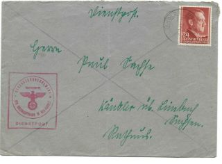Germany Postal History Poland Occup Official Cover Canc Sandez Yr 
