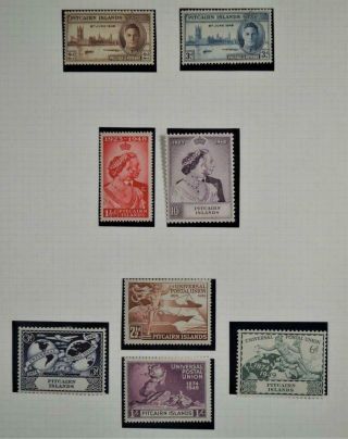 Pitcairn Islands Stamps Selection On Page (z162)