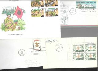 20 Boy Scout Fdc Jamboree Topic Covers Stamp Worldwide $4.  99