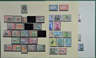 Dominica Stamps Selection To $2.  40 On 3 Pages (z31)