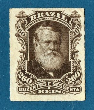 [/br31] Brazil 1877 Scott 74 No Gum " Don Pedro Ii " Cv:$120 (has A Thin)