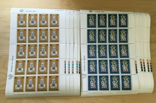 Special Lot Cyprus 1980 533 - 4 - Europa - 200 Sets Of 2v - Mnh Sheets