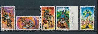 Lk56500 Congo Sports Folklore Art Fine Lot Mnh