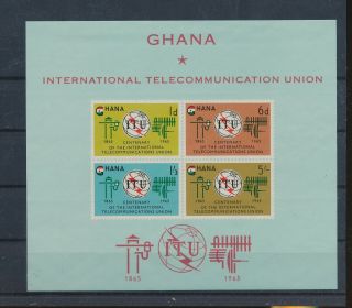 Lk56227 Ghana 1965 Uit Centenary Fine Lot Mnh