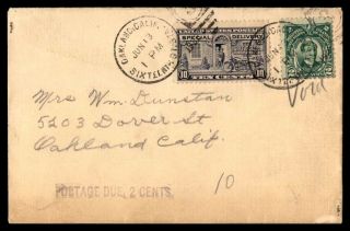 Us Philippines Mixed Franking Special Delivery 1932 Cover To Oakland Ca 2 Cents