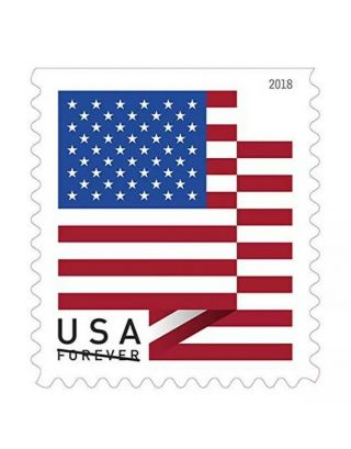 Usps Forever Us Flag Postage Stamps 100