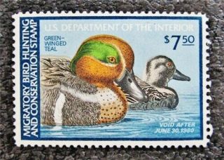 Nystamps Us Duck Stamp Rw46 Og H $18