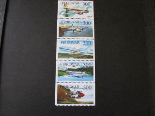 Faroe Islands Stamp Set Scott 138a Never Hinged