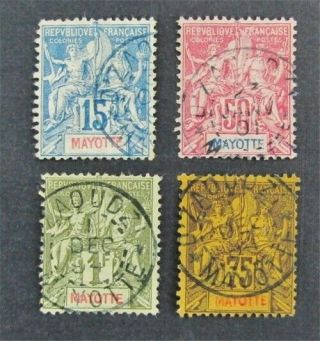 Nystamps French Mayotte Stamp 7//19 $77