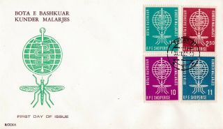Albania 1962 Fdc Fight Against Malaria