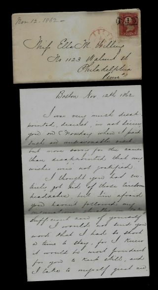 6th Pennsylvania Cavalry Civil War Letter - Aide - De - Camp To Gen Erasmus Keyes