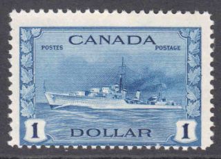 Canada 262 Destroyer Og Nh U/m Pristine Gum $100 Scv