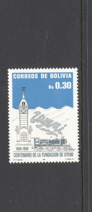 Bolivia 1989 Sg 1182 Uyuni Centenary Railway Mnh
