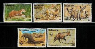 Botswana 182 - 186 Complete Set 1977 Mnh