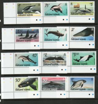 Falkland Islands 2012 Whales Definitive Set Um/mnh