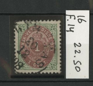 Danish West Indies 1898 Scott 16 Facit 14 Cv$22.  50