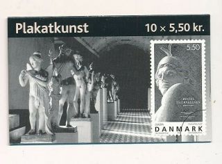 D004058 Europa Cept 2003 Poster Art Booklet Mnh Denmark