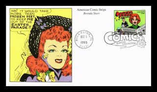 Dr Jim Stamps Us Brenda Star American Classic Comics First Day Cover