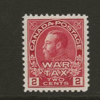 Canada 1915 Kgv Sg230 2c Rose Carmine War Tax Stamp In Fine Cat £35
