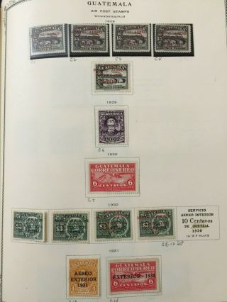 Guatemala Air Post 1929 - 1931 Stamps (15)