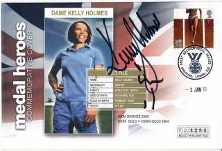 2010 Olympic Medal Heroes - Westminster - Signed Dame Kelly Holmes