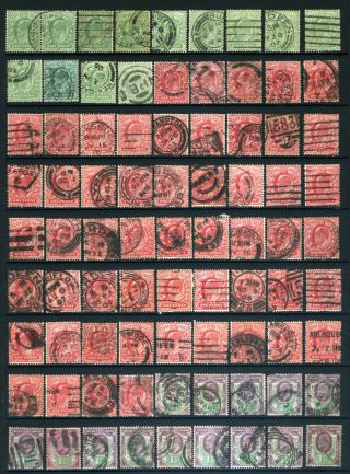 Gb Kevii Definitives 1/2d To 1/ - Good Group 180