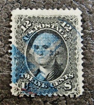 Nystamps Us Stamp 90 $425 Blue Cancel Grill