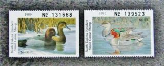 Nystamps Us North Dakota Duck Stamp 53 59 Og Nh $25