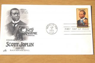 Honouring Scott Joplin Black Heritage Series 1983 Usa Cover Ragtime Music